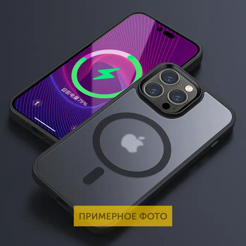 TPU+PC чехол Metal Buttons with MagSafe Colorful для Apple iPhone 16 Pro Max (6.9") Херсон - зображення 6