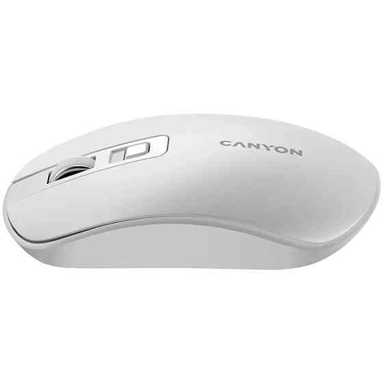 Мышь компьютерная безпроводная Canyon Wireless White CNS-CMSW18PW белая Киев