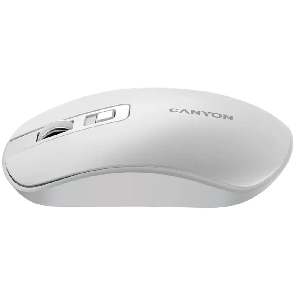 Мышь компьютерная безпроводная Canyon Wireless White CNS-CMSW18PW белая Київ - зображення 2