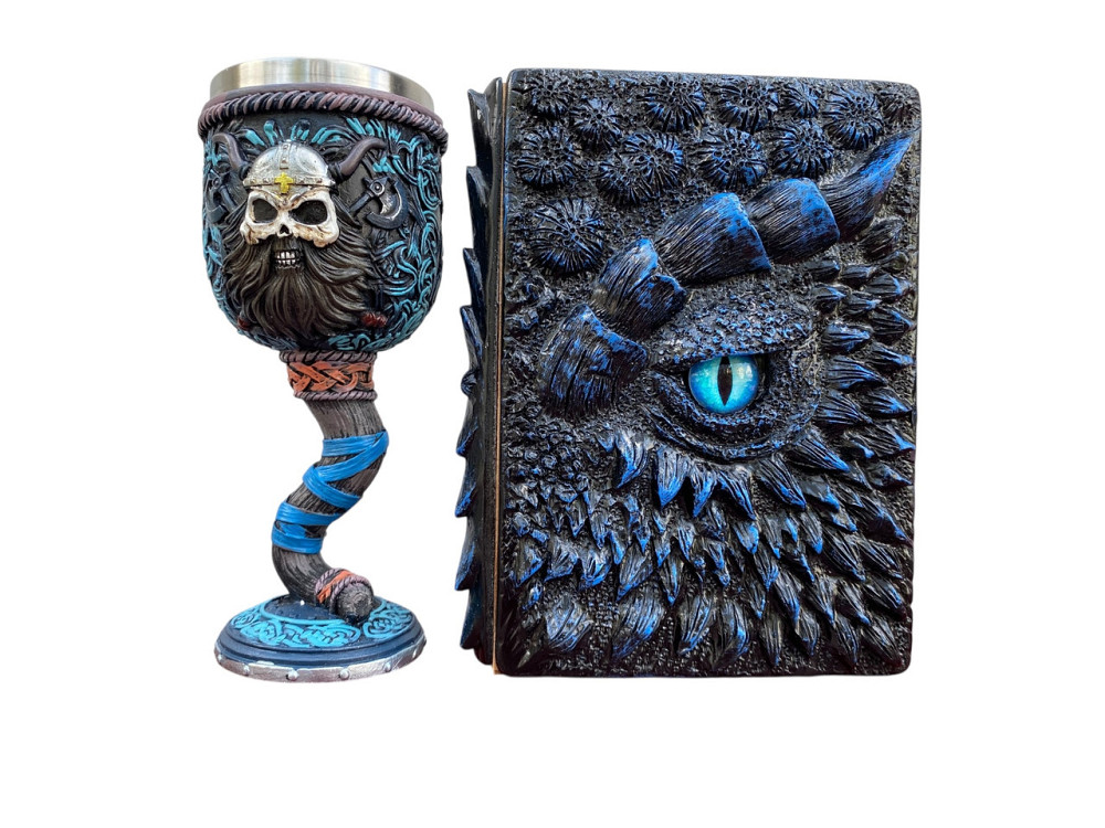 Подарочный набор Бокал 3 Молот Тора Викинг и Блокнот 3 «Книга теней и Глубин» Київ - зображення 1