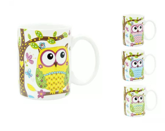 Кружка OLens Сова на гілці 16058-2 320 мл Киев - изображение 1