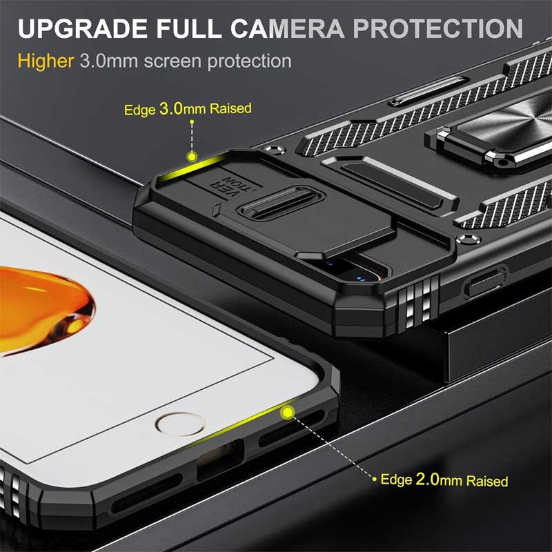 Ударопрочный чехол Camshield Army Ring для Apple iPhone 7 plus / 8 plus (5.5") Херсон - зображення 4