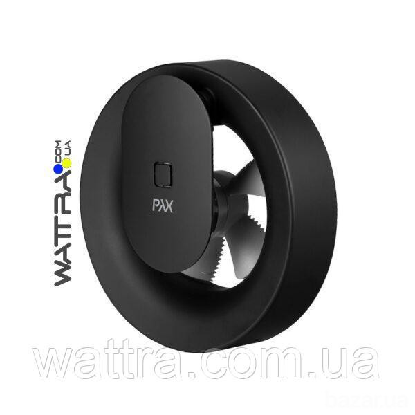 Умный вытяжной вентилятор PAX NORTE black для кухни и ванной комнаты SMART (управление смартфоном) Київ - зображення 1