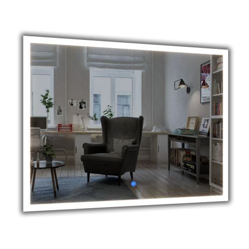 Дзеркало з LED підсвічуванням та сенсорним вимикачем 700 х 900 мм. Київ - зображення 1