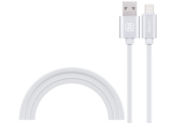 Кабель Lightning 150 см Puff RCL-U150 Recci White CC300191 Киев - изображение 1