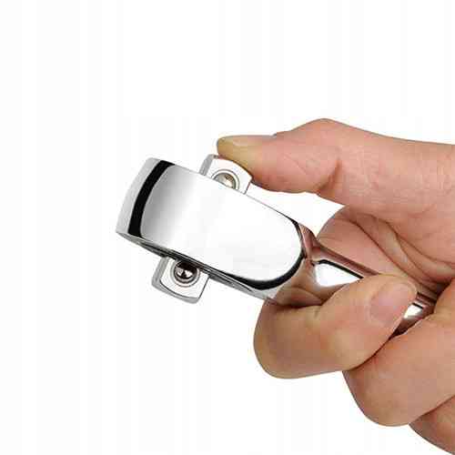 Трещотка ротационная с переставным квадратом 1/4" TOPTUL 60 зубцов CJTV0818 Харків