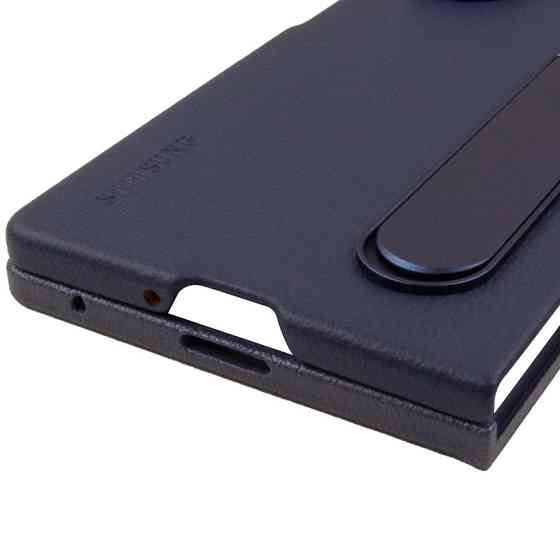 Кожаный чехол Leather Case (AAA) with stand для Samsung Galaxy Z Fold7 Херсон