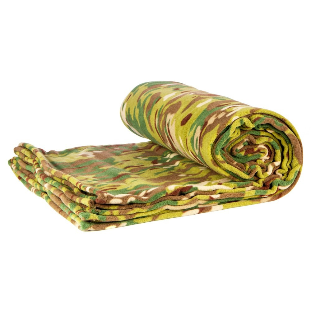 Плед тактичний з флісу Nester Multicam 150*180 камуфляж з чохлом Київ - зображення 5