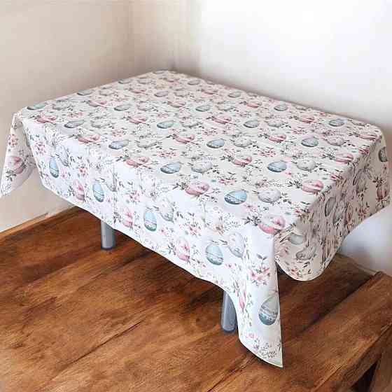 Скатерть пасхальная с тефлоновым покрытием 140×180 см, разноцветная Одеса