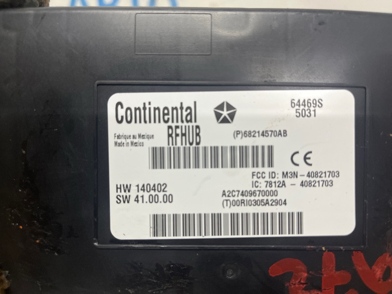 Блок управления Dodge Journey 2007-2020 68214570AB (Арт. 74339) Київ - зображення 6