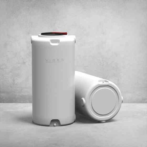 Емкость-модуль 750 л узкая вертикальная белая Київ