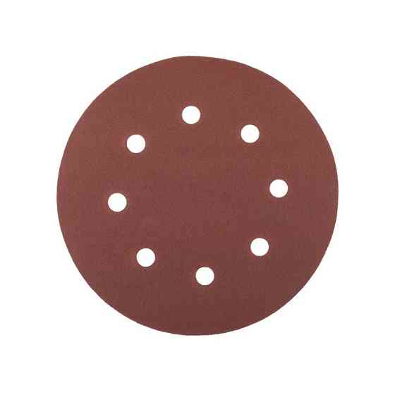 Круг шлифовальный на липучке MASTERTOOL 180 мм/8 отв P150 набор 5 шт 08-1815-H Харків