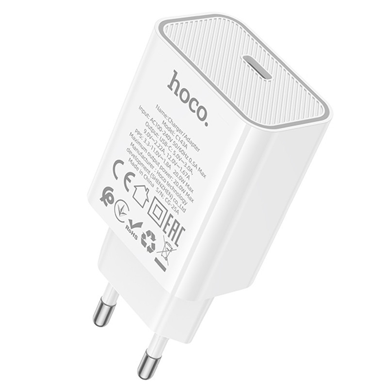 СЗУ Hoco C143A Benefit PD20W (1USB-C) Херсон - зображення 4