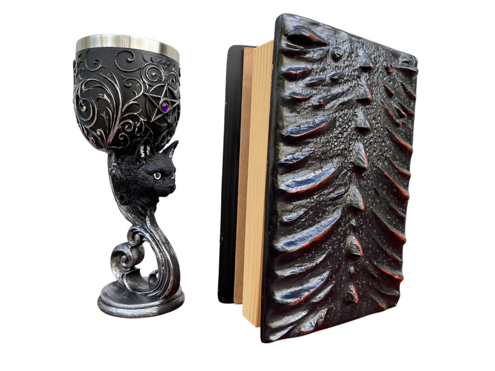 Подарочный набор Бокал 3 Кот и Блокнот 3 «Око Пламинного Дракона» Київ - зображення 4