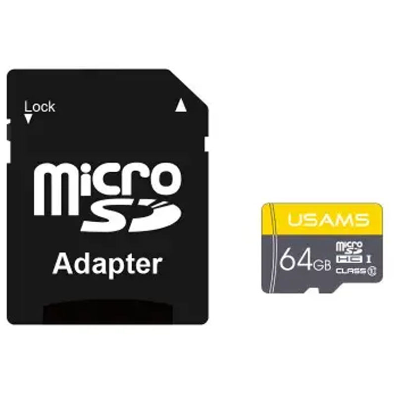 Карта памяти Usams US-ZB119 (TF High Speed Card) microSDHC Class 10 - 64GB (с адаптером) Херсон - изображение 1