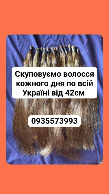 Скуповуємо волосся в Ужгороді та по всій Україні від 42см -0935573993 Киев - изображение 1