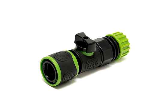 Коннектор быстросъемный MASTERTOOL с вентилем для шланга ½" 92-9373 Харьков