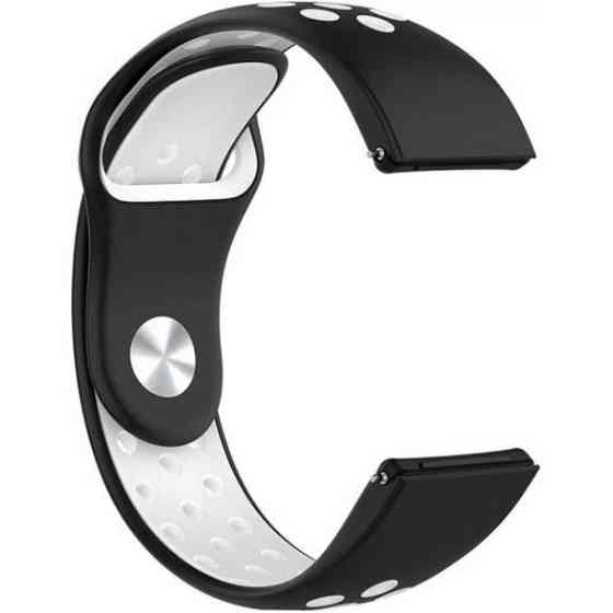DM Ремінець Sport Nike 22 mm Універсальний Black/White Харків