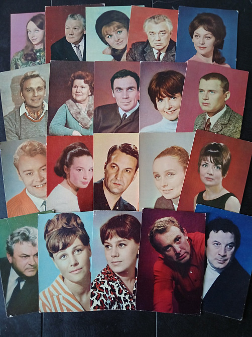 коллекционные открытки с фото советских и зарубежных киноартистов Днепр - изображение 4