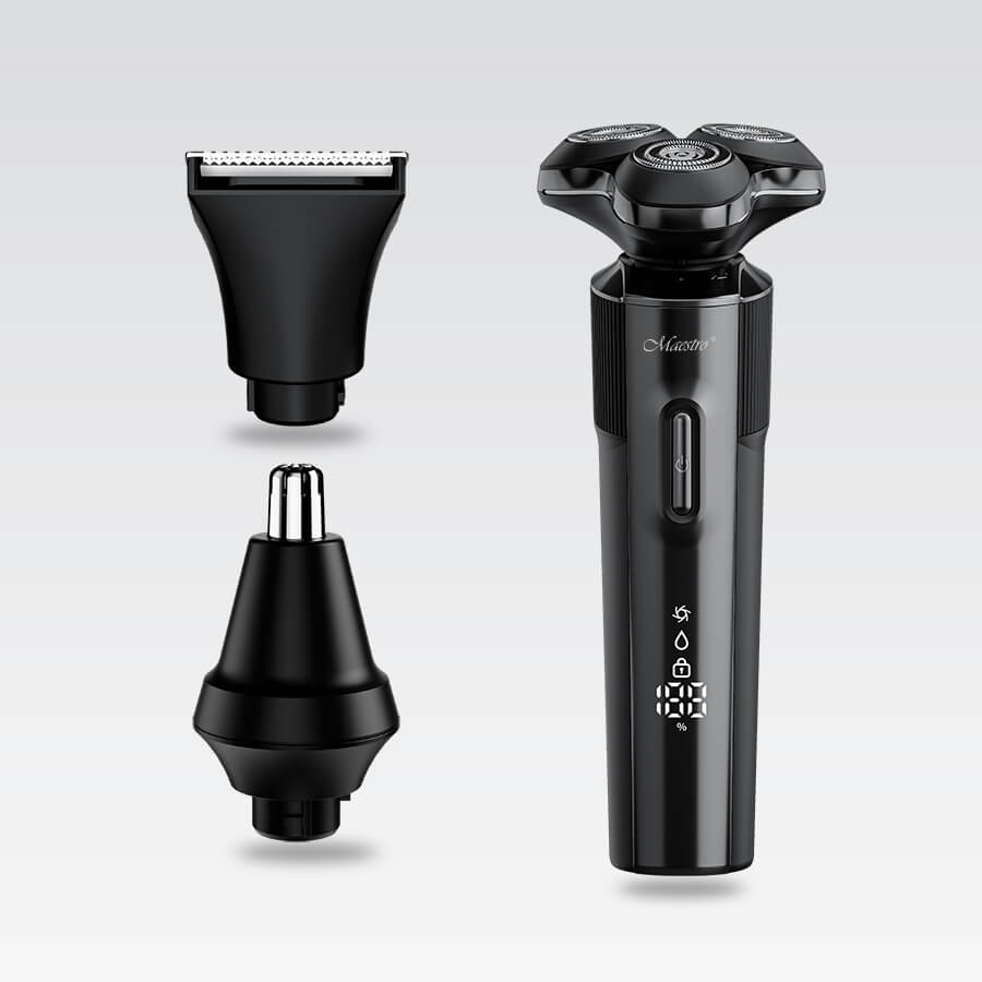 Электробритва в наборе 3 в 1 Maestro MR-678 черный Київ - зображення 2