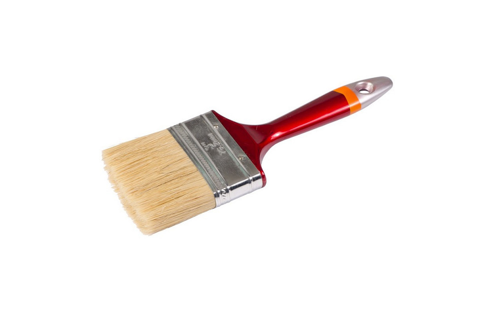 Кисть малярная флейцевая MASTERTOOL "ЕВРО" 3.0" 75 мм/16 мм/51 мм 91-1475 Харків - зображення 1