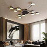 Люстра стельова LED R88/10-bk-k Чорний 10х100х100 см. Київ