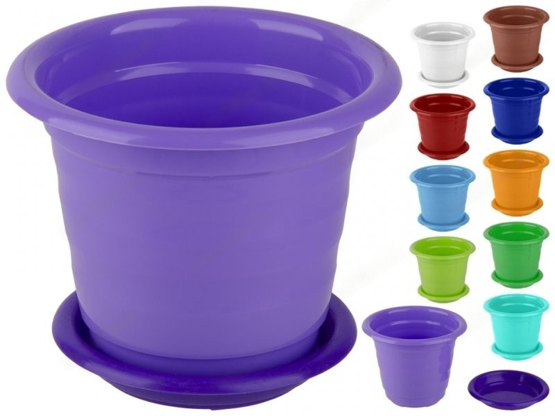 Горщик для квітів з підставкою Stenson 820080310426 14 см 700 мл Киев - изображение 6