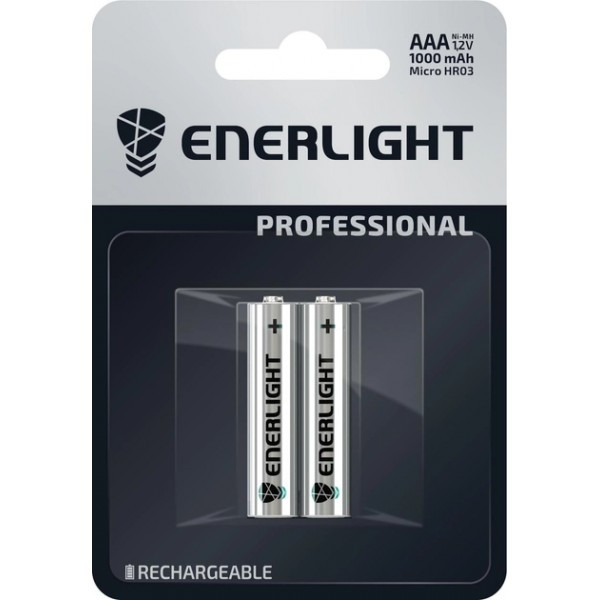 Акумулятори ENERLIGHT Professional AAA 1000mAh BLI 2 шт Харків - зображення 1