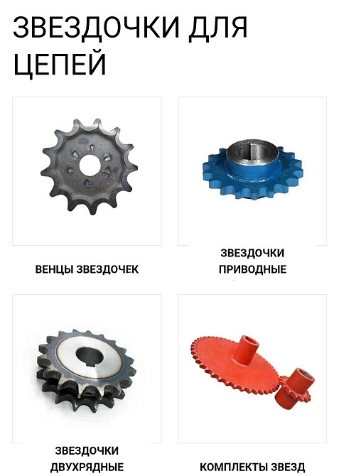 Звездочки для двух рядных цепей , приводные звездочки Київ - зображення 2