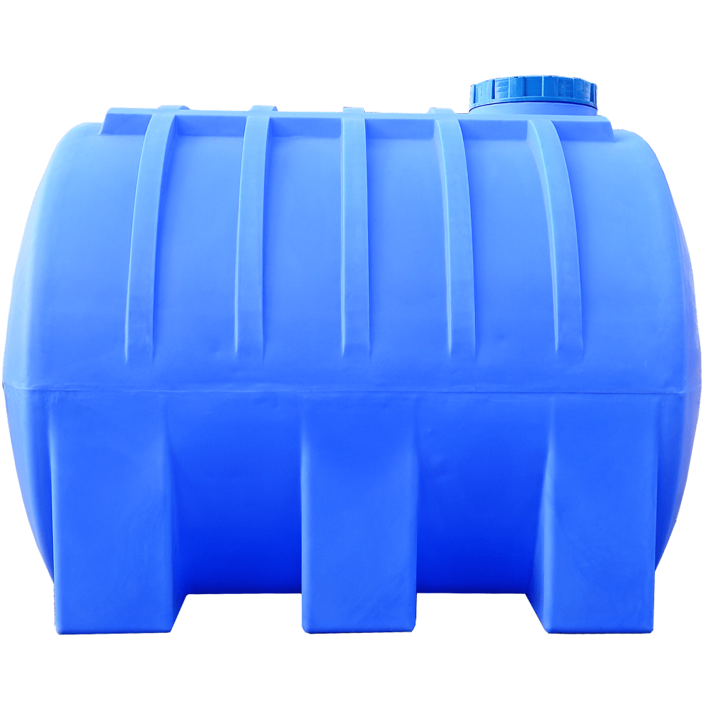 Емкость 5000 л горизонтальная ПБ голубая Киев - изображение 2