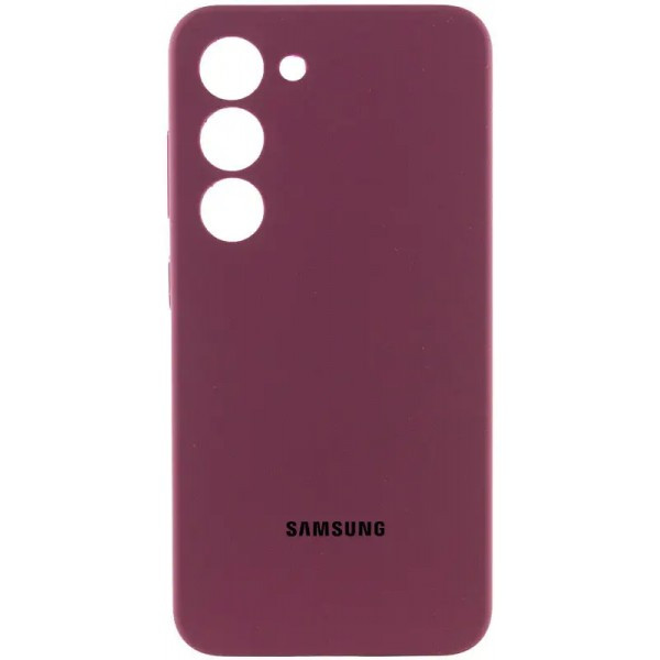 DM Silicone Cover Lakshmi Full Camera with Logo для Samsung S24 S921 Plum (Код товару:36896) Харьков - изображение 1