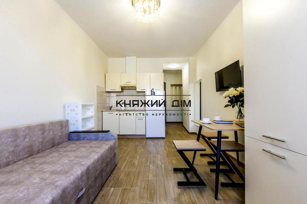 1-кімнатна квартира-студія у ЖК Пектораль Борщагівка Київ - зображення 1
