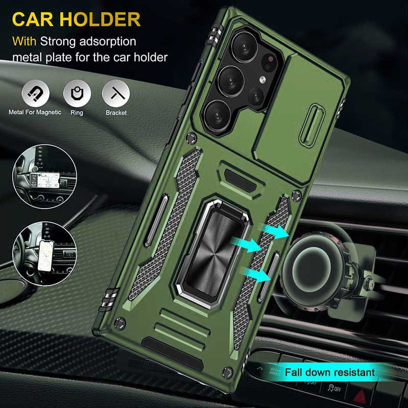 Ударопрочный чехол Camshield Army Ring для Samsung Galaxy S25 Ultra Херсон - изображение 4