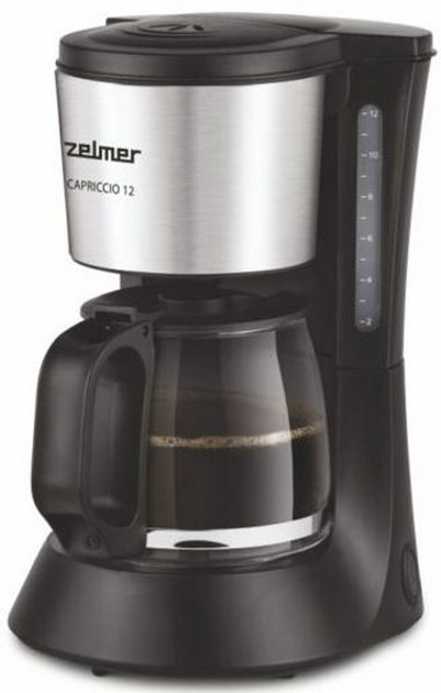 Кофеварка капельная ZELMER ZCM1200 680 Вт черная Киев - изображение 7