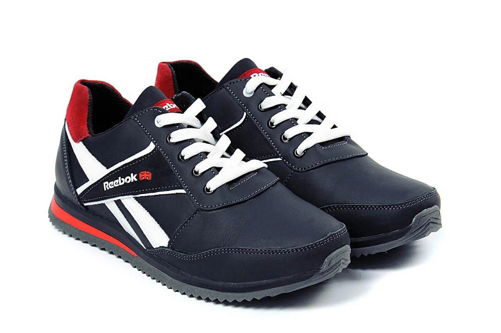 Мужские кожаные кроссовки Anser NS black Київ - зображення 2