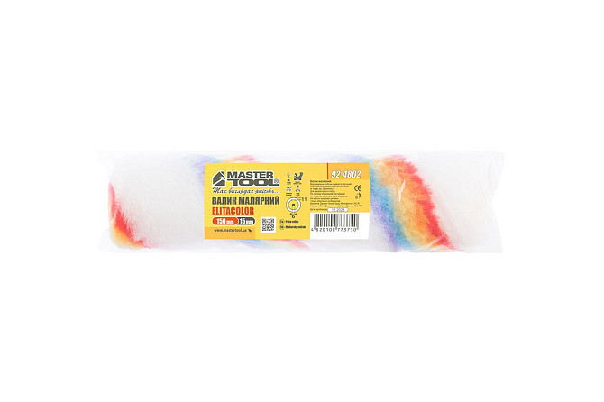 Валик малярный MASTERTOOL Elitacolor 15/150/11 мм Ø 6 мм 92-4802_Р Харків - зображення 3