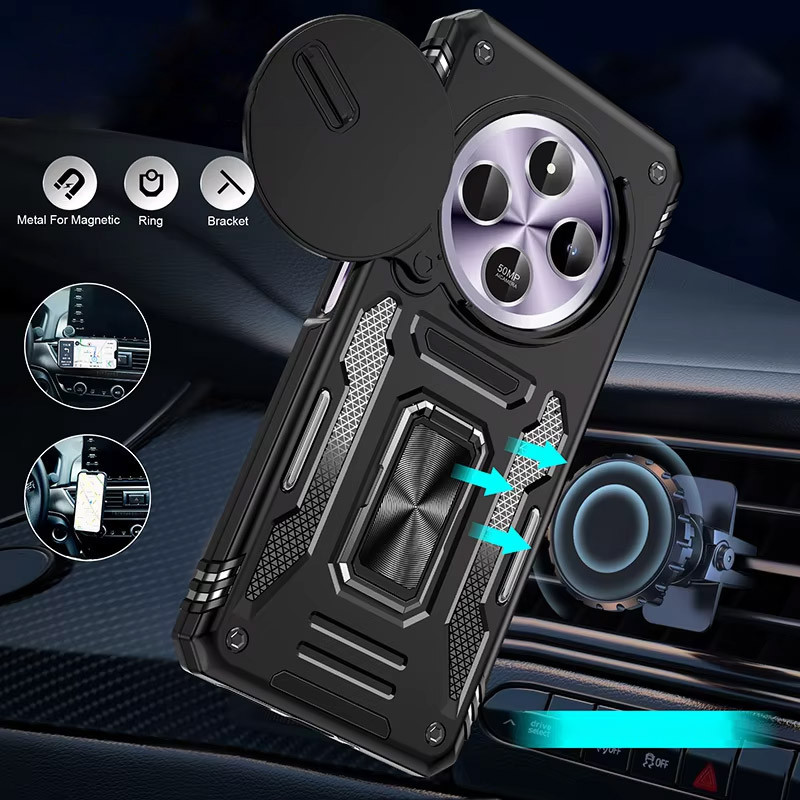 Ударопрочный чехол Camshield Army Ring для Xiaomi Redmi 14C / A4 / Poco C75 Херсон - зображення 2