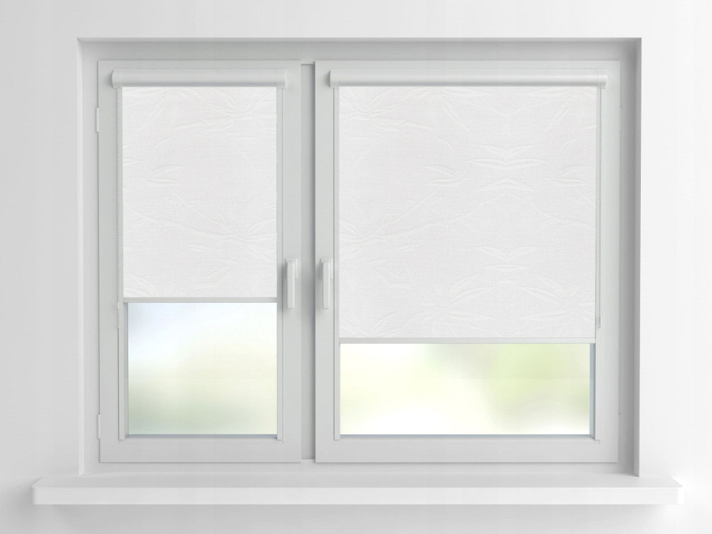 Рулонна штора Rolets Квіти 2-51741-675 67.5x170 см закритого типу Біла Киев - изображение 1