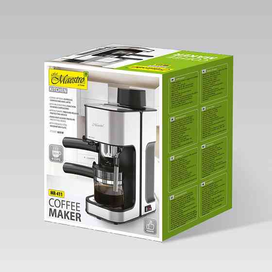 Кофеварка эспрессо Maestro MR-411 800 Вт Київ