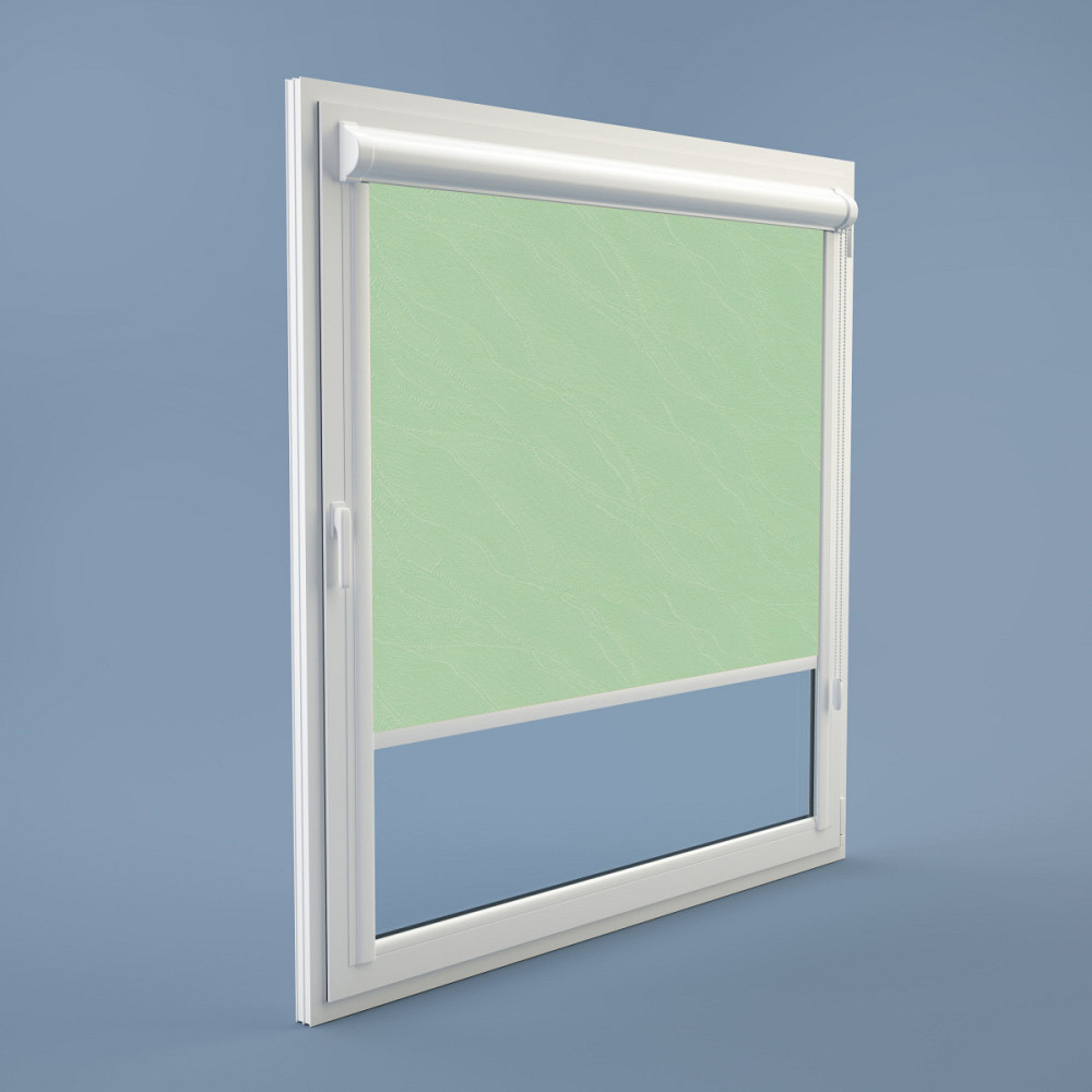 Рулонна штора Rolets Вода 2-2073-950 95x170 см закритого типу М'ятна Київ - зображення 1