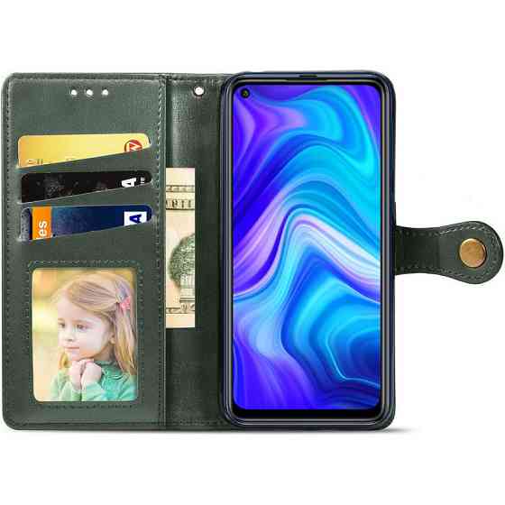 Кожаный чехол-книжка GETMAN Gallant (PU) для Xiaomi Redmi Note 9 / Redmi 10X Херсон
