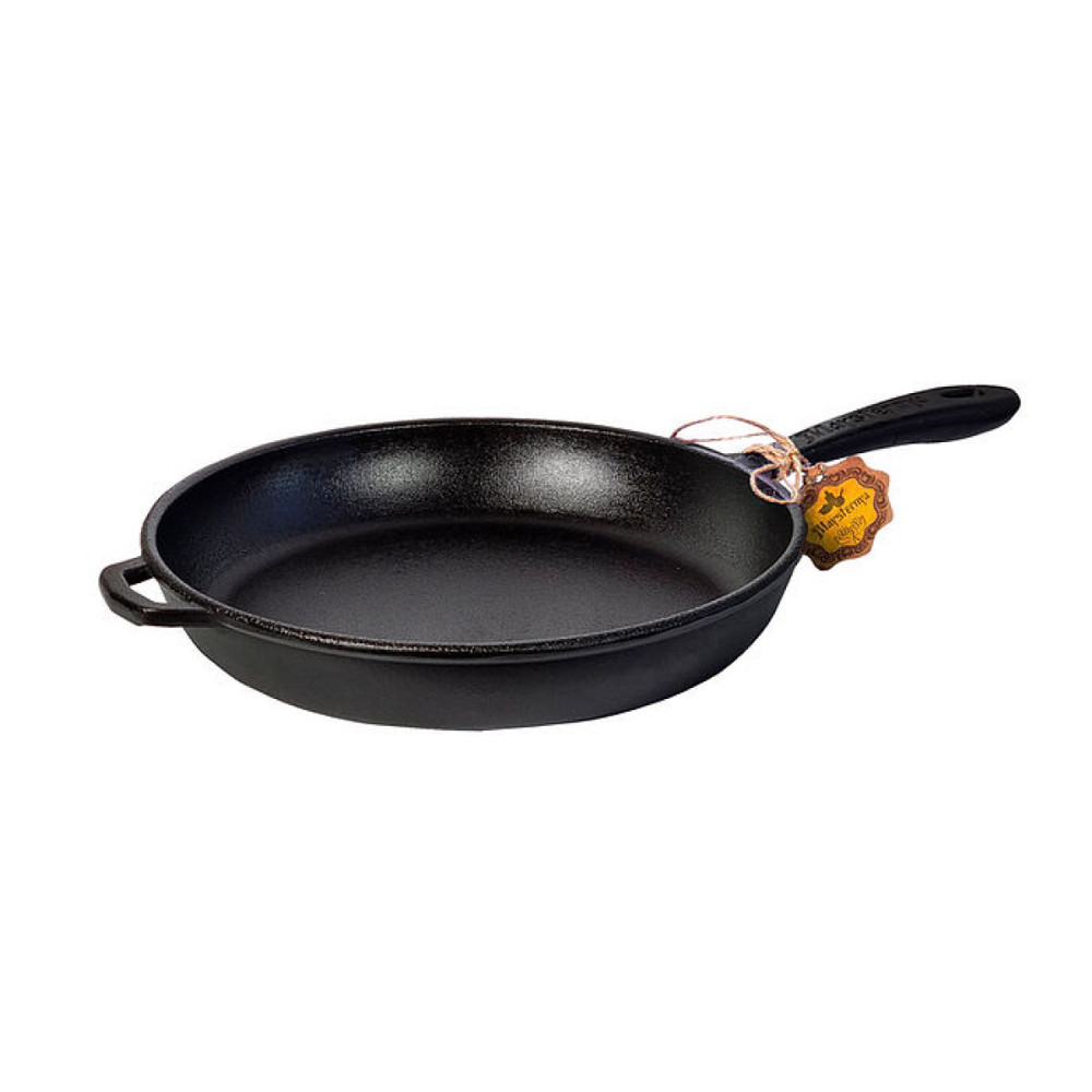 Сковорода чугунная Maysternya с чугунной ручкой 24х4 см Т2013 Одеса - зображення 9