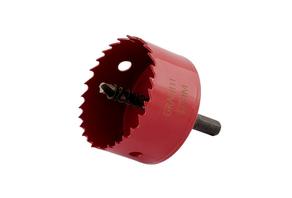 Сверло корончатое GRANITE Bi-Metal HSS M42 67 мм 6-09-067 Харків - зображення 1