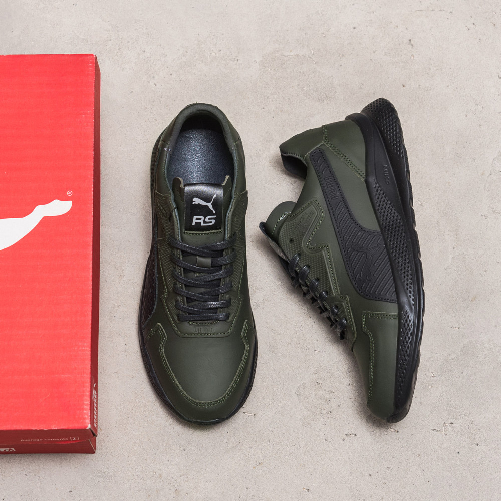 Мужские кожаные кроссовки Pm RS Green Київ - зображення 7