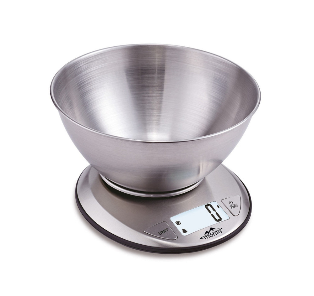 Весы кухонные с чашей Monte MT-6021 5 кг Київ - зображення 1