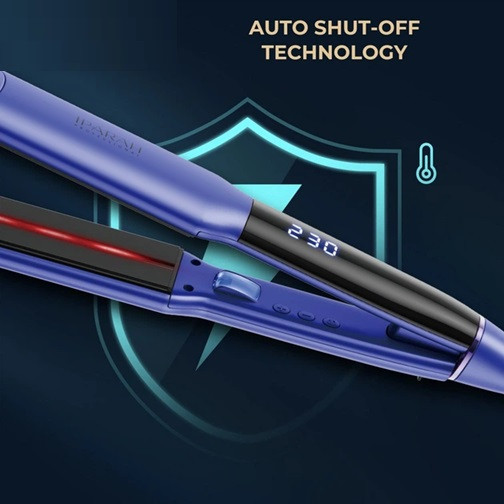 Выпрямитель для волос IPARAH P-104B BLUE 62 Вт синий Київ - зображення 5