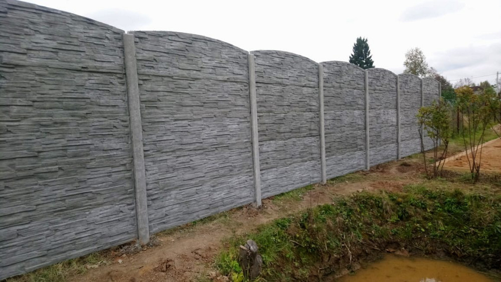 Секции для заборов. Бетонные столбы. Бетонные кольца. Бетонные блоки. Шлакоблоки. Кривий Ріг - зображення 1