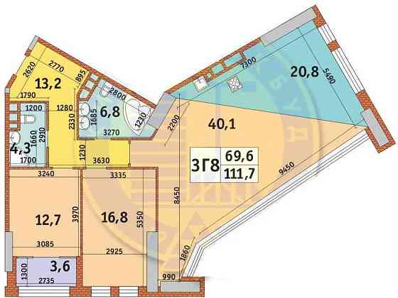 продажа 3-к квартира Киев, Святошинский, 170000 $ Київ