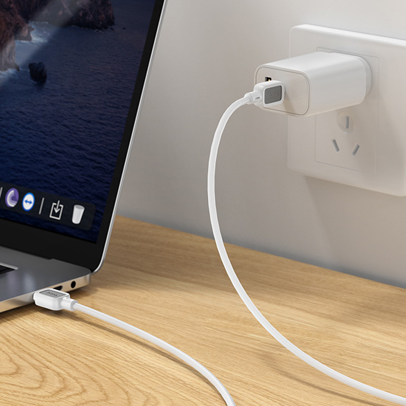 Дата кабель Hoco X108 Benefit 60W Type-C to Type-C (1m) Херсон - зображення 3