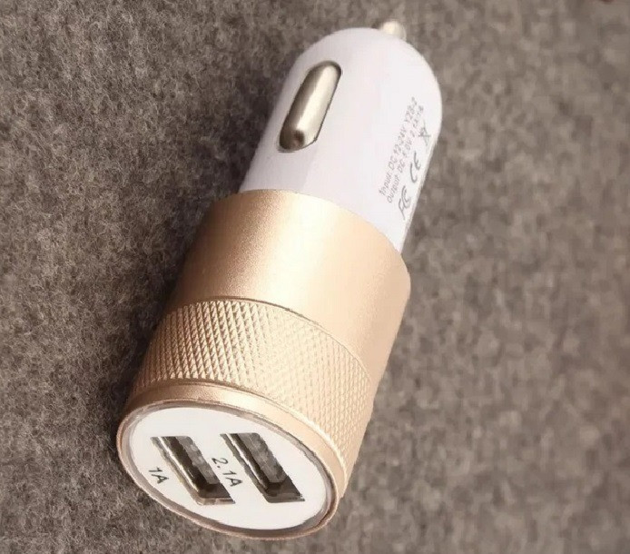 Автомобільний адаптер 2 USB перехідник 12/24 зарядка мобільника 5V у прикурювач CAR USB Косов - изображение 3